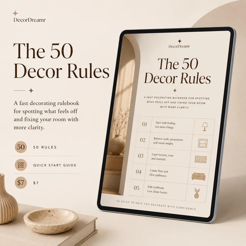The 50 Decor Rules cover