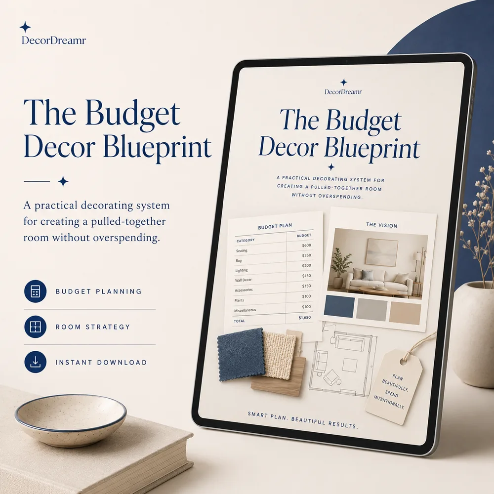 The Budget Decor Blueprint cover